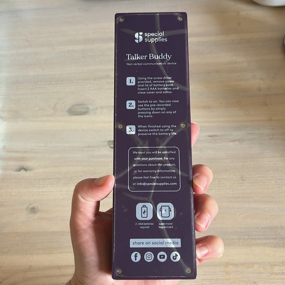 Purple Sound Button Panel - Picture 3 of 3